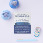 Blue Sofa, Removal Company Adverteren Flyer (Enkel)