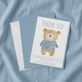 Blue somnolent Ours Baby shower mignon merci