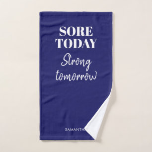 Blue Sore Aujourd'Hui Fort Demain Nom Exercice Gym