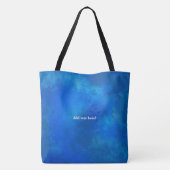 Blue Sorority Black Art Gift Tote Bag (Achterkant)