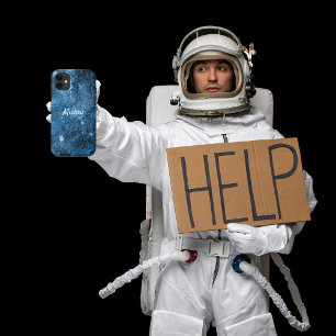 Blue Space Rock iPhone 11 Hoesje