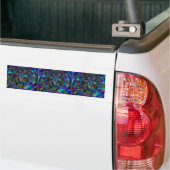 Blue Sparkle Alien Planet Bumpersticker (Op Truck)