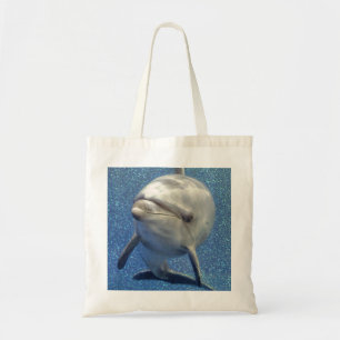 Blue Sparkle Dolphin met Diamonds Tote Bag