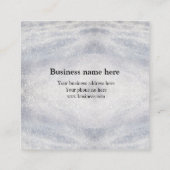 blue sparkle voeg hier logo text Q R code toe Vierkante Visitekaartje (Achterkant)