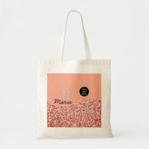 Blue Sparkle Voeg logo tekst toe Bedankt Korting Tote Bag