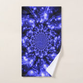 Blue Sparkling Lights Bad Handdoek (Handdoek)