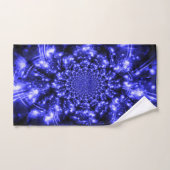 Blue Sparkling Lights Bad Handdoek (Handdoek)