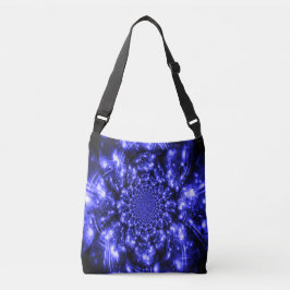 Blue Sparkling Lights Crossbody Tas