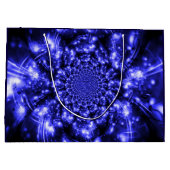 Blue Sparkling Lights Groot Cadeauzakje (Achterkant)