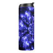 Blue Sparkling Lights Thermosbeker (Gedraaid links)