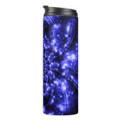 Blue Sparkling Lights Thermosbeker (Geroteerd rechts)