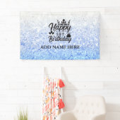 Blue Specialized "Happy First Birthday" Spandoek (Insitu)