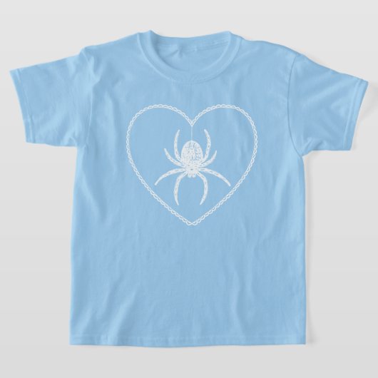 Blue Spider Heart T-Shirt (Laagn)