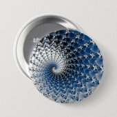 Blue Spiral Button (Voorkant /achterkant)