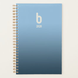 Blue Spiral Planner – 2026 Adem
