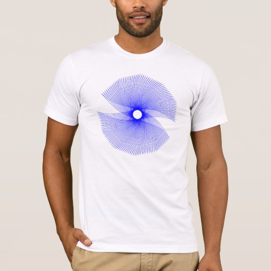Blue Spiro T-shirt (Voorkant)