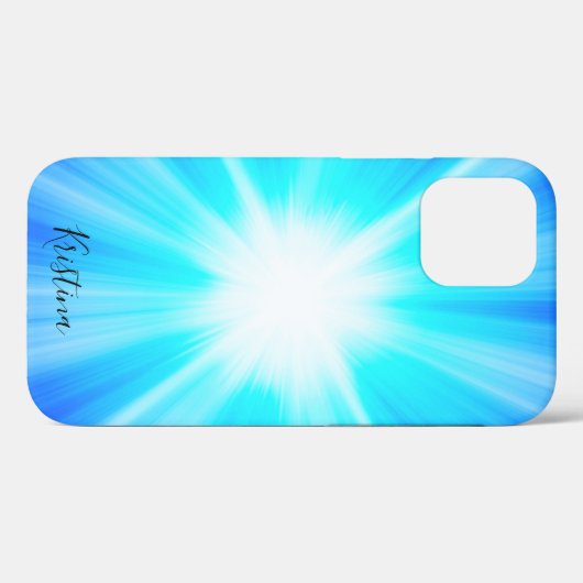 BLUE SPLASH Case-Mate iPhone CASE (Achterkant (horizontaal))