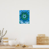 Blue Splash Poster (Keuken)
