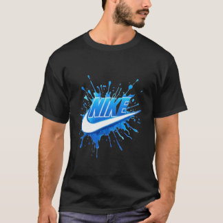 Blue Splash Street Logo T-shirt