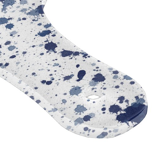 Blue Splashes & Splatters Splash Pattern Snijplank (Hoek)