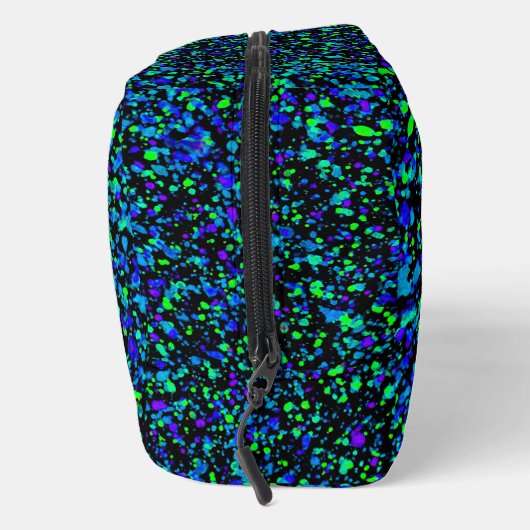 Blue Splatter - Dopp Kit Toilettasje (Rechts)