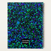 Blue Splatter - Planner (Achterkant)