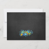 Blue Splish Splash komt naar onze basenpool Kaart (Achterkant)