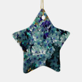 Blue Spring Blossoms Flower Ornament (Rechts)