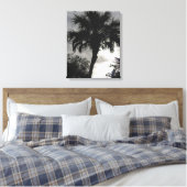 Blue Spring Silhouette Wrapped Canvas Afdruk (Insitu (Slaapkamer))