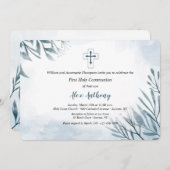 Blue Springs Religieuze uitnodiging (Voorkant / Achterkant)