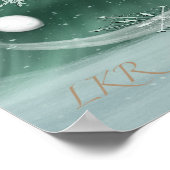 Blue Spruce kerstboom Poster (Hoek)