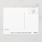 Blue Spruce ParkIndiana County PA Briefkaart (Achterkant)