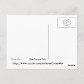 Blue Spuce Park Briefkaart #1 (Achterkant)