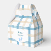 blue square boxes - birthday - birth bedankdoosjes (Voorkant Zijde)