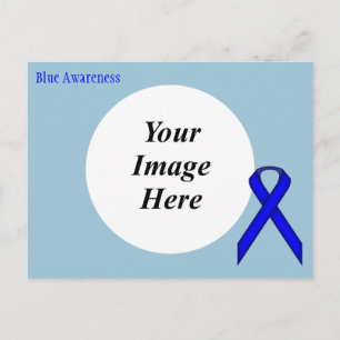Blue Standard Ribbon Sjabloon door Kenneth Yoncich Briefkaart