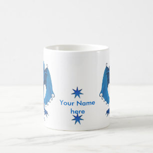 Blue Standing Dragon Mok - 