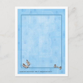 Blue Star Baby Briefkaart