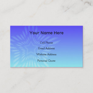 Blue Star Business Card-template Visitekaartje