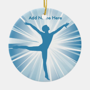Blue Star Dancer  Name Ornament