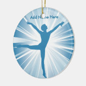 Blue Star Dancer  Name Ornament (Links)