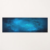 Blue Star Galaxy Universe Healing Yoga Mat (Voorkant (horizontaal))