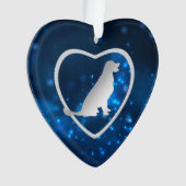 Blue Star Lights Golden Retriever Orament (devant)
