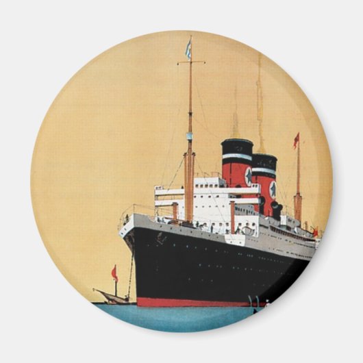Blue Star Liner Magneet (Voorkant)