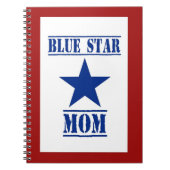 Blue Star Ma Patriotic Miltic Notitieboek (Voorkant)