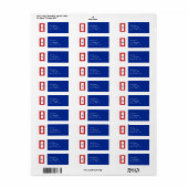 Blue Star Mam Etiket (Full Sheet)