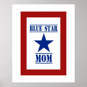 Blue Star Mam Poster