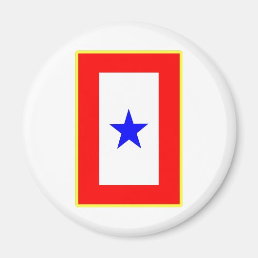 Blue Star moeder Magneet (Voorkant)
