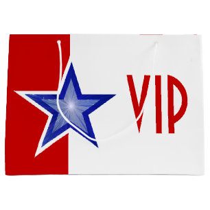 Blue Star Red VIP-cadeautas, groot Cadeauzakje