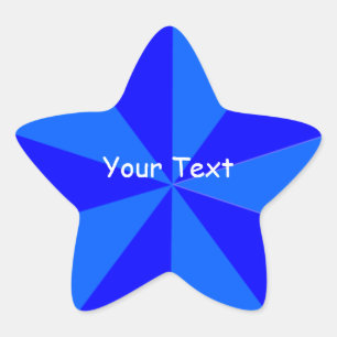 Blue Star Sticker