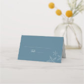 Blue Starfish Florida Beach Wedding Table (Voorkant)